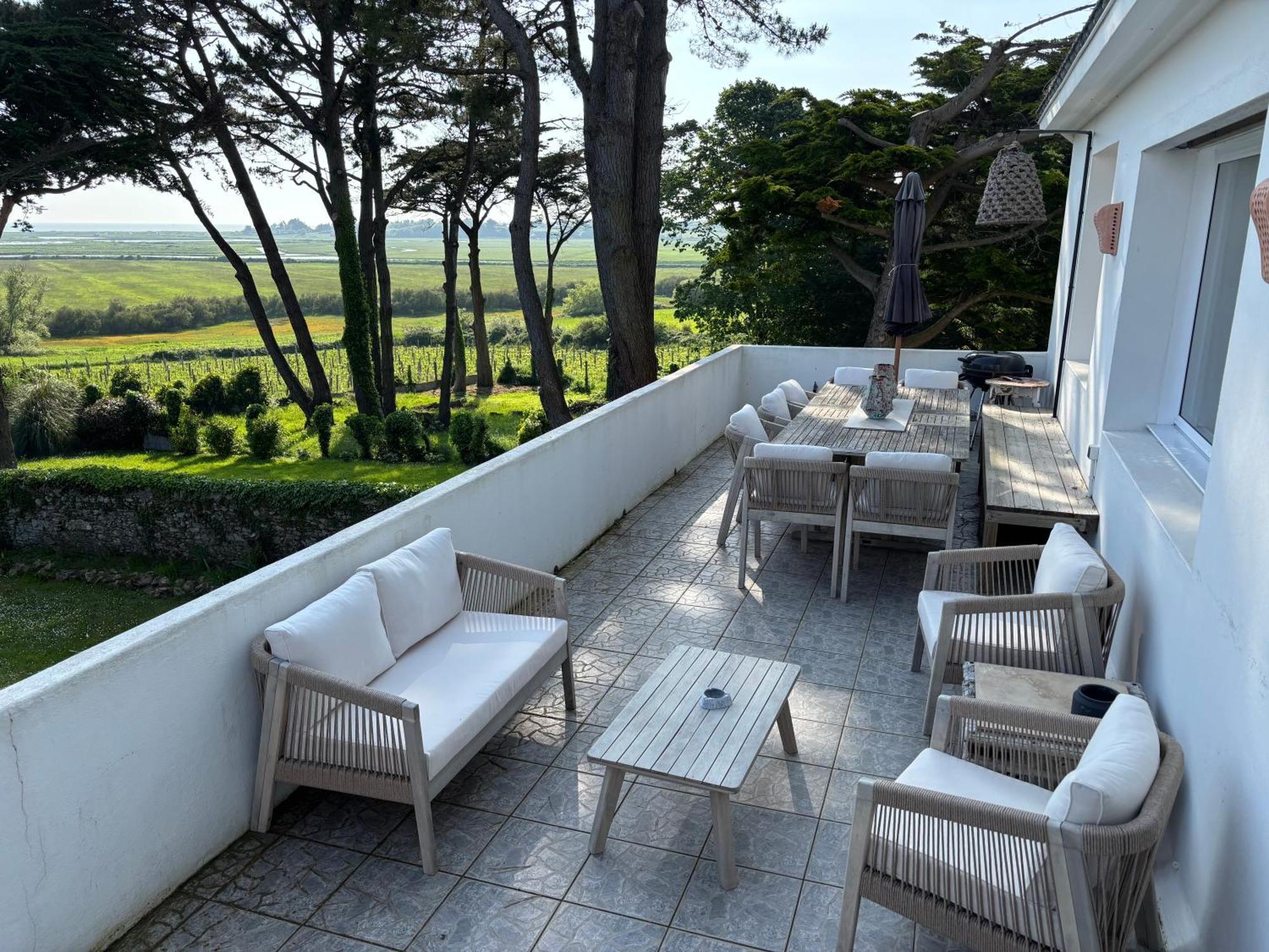 Villa Vieilles Vignes Vue Mer Billiers Exterior foto